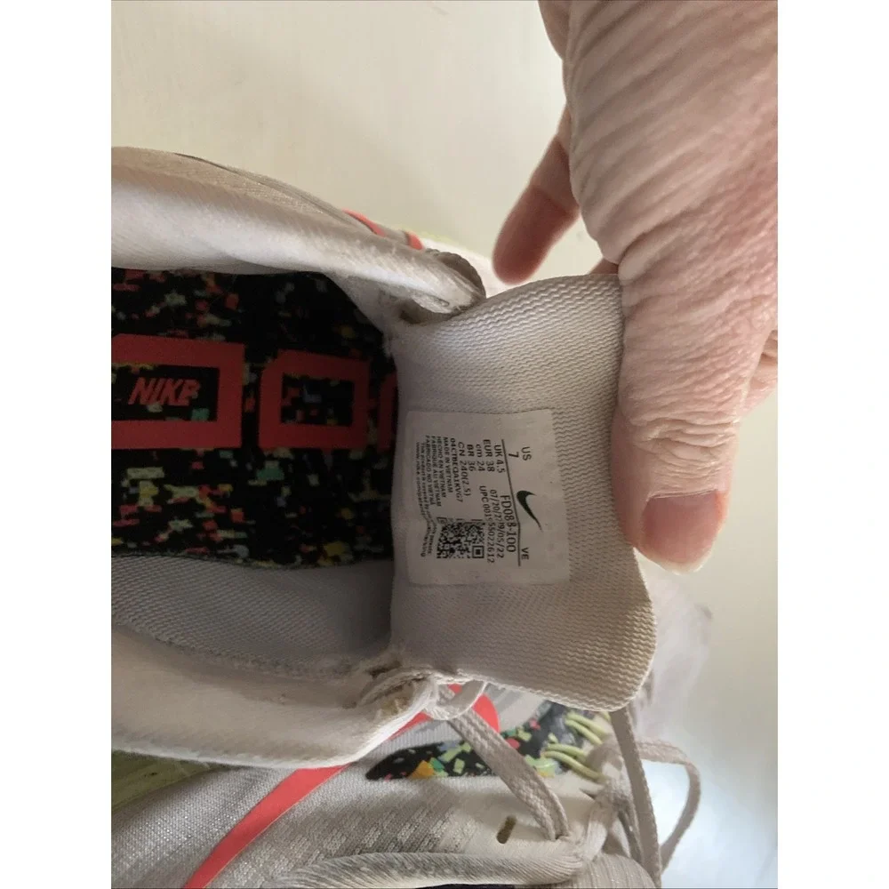Nike Zoom Pegasus 39 Women's Running Shoes Light Gray Coral Size 7